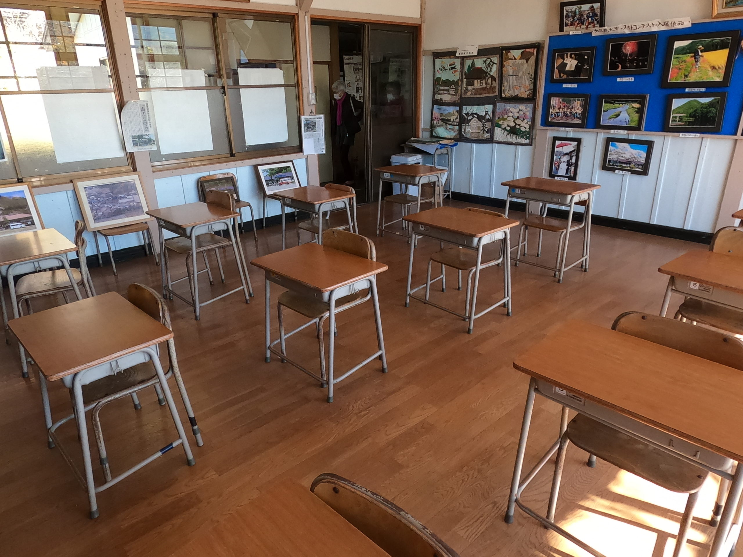 昭和の小学校 机